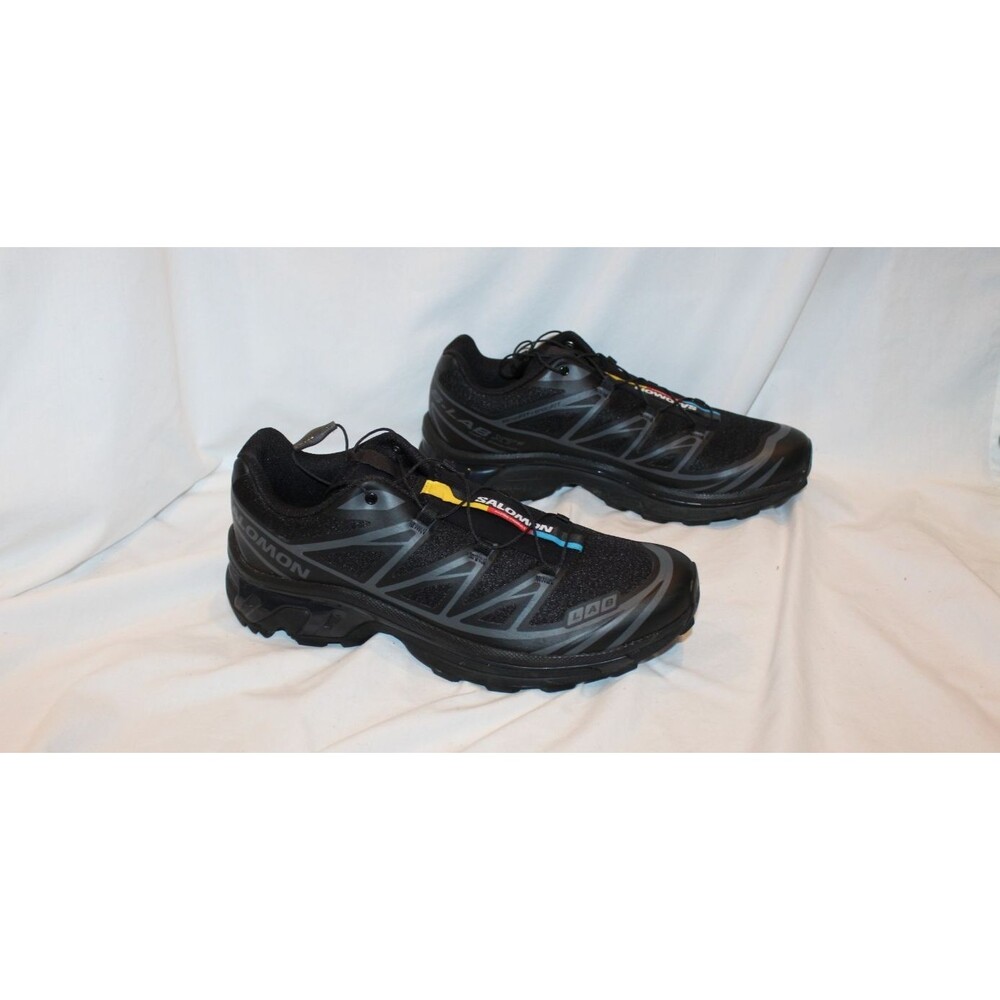 Salomon XT-6 GORE-TEX Running Sneakers Black Silver Men 10 Women 11 NWOB